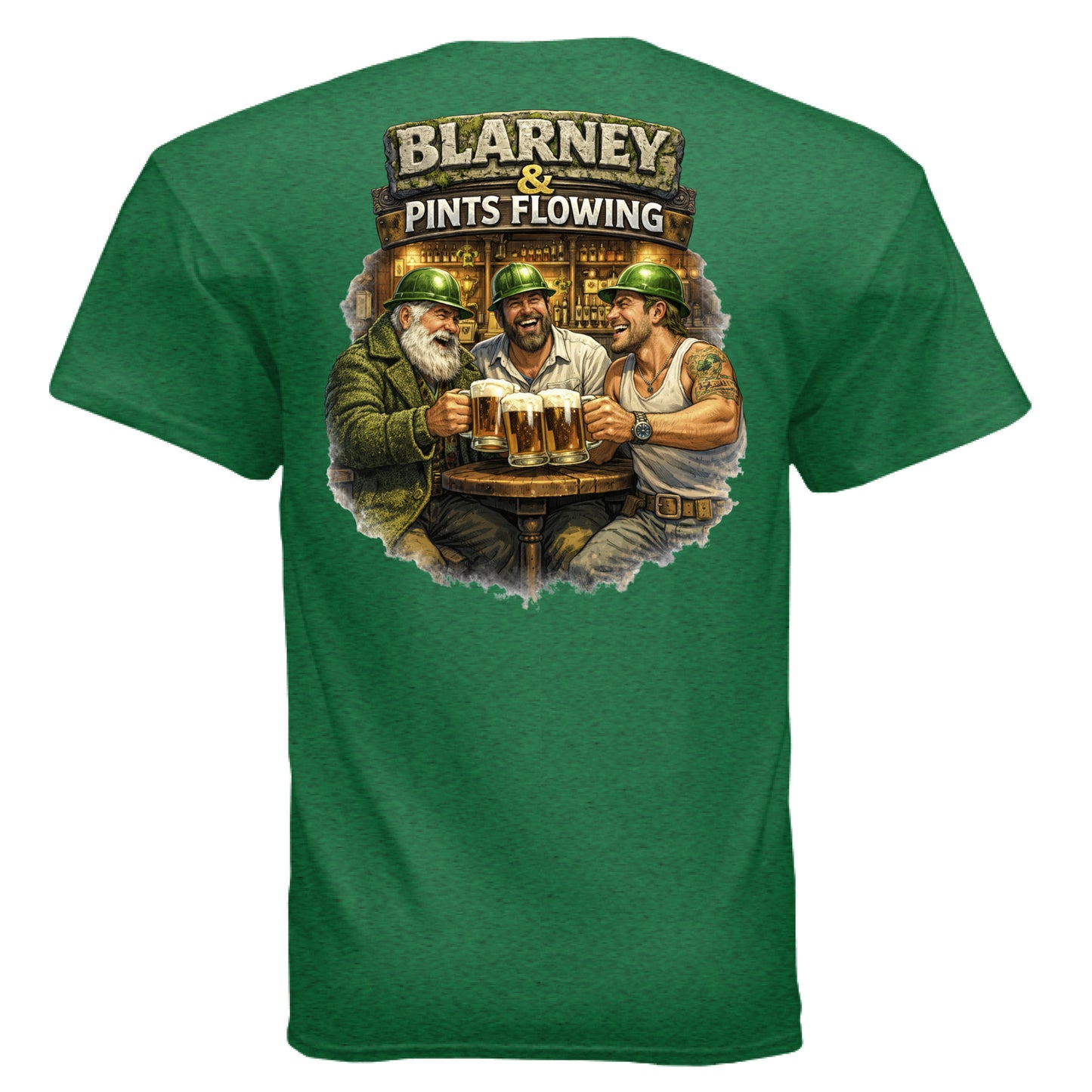 ANTIQUE IRISH GREEN - BACK