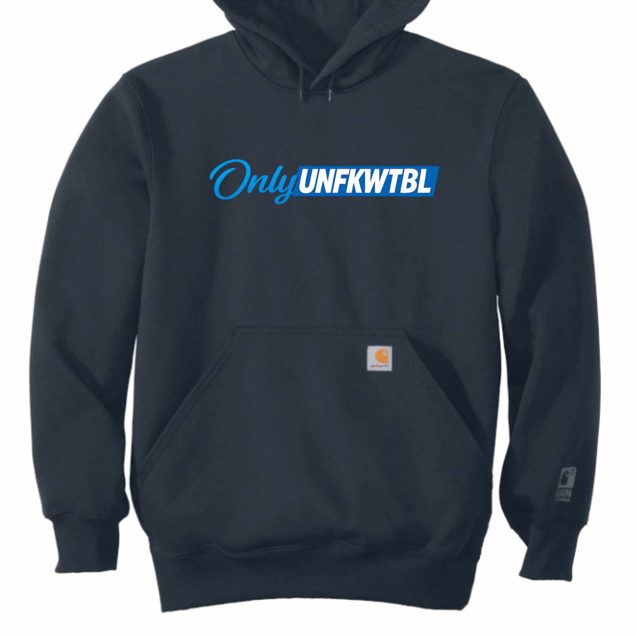 Carhartt CT100615 Rain Defender heavyweight hooded sweatshirt with water-repellent finish and front hand warmer pocket