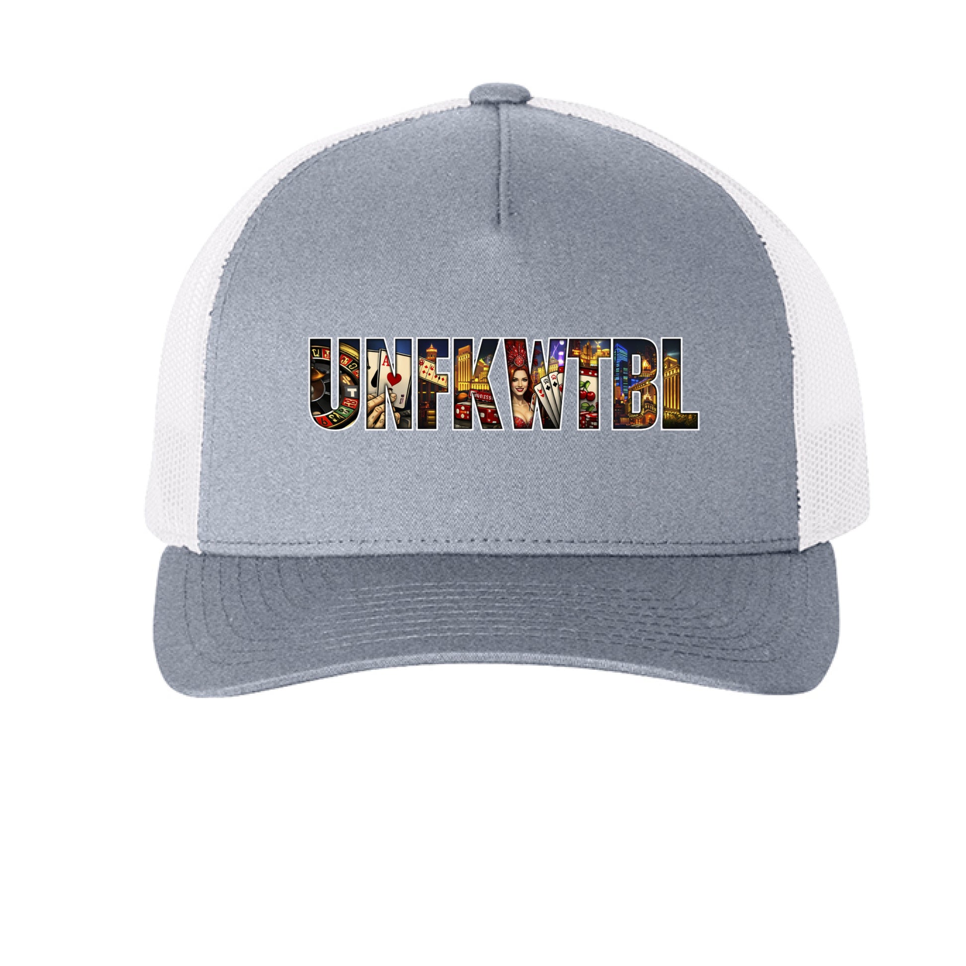 Heather/ White - FRONT