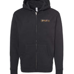 Independent Trading Co. IND4000Z full-zip hooded sweatshirt with fleece lining and nickel zipper