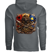 Independent Trading Co. SS4500 midweight hooded sweatshirt details and features