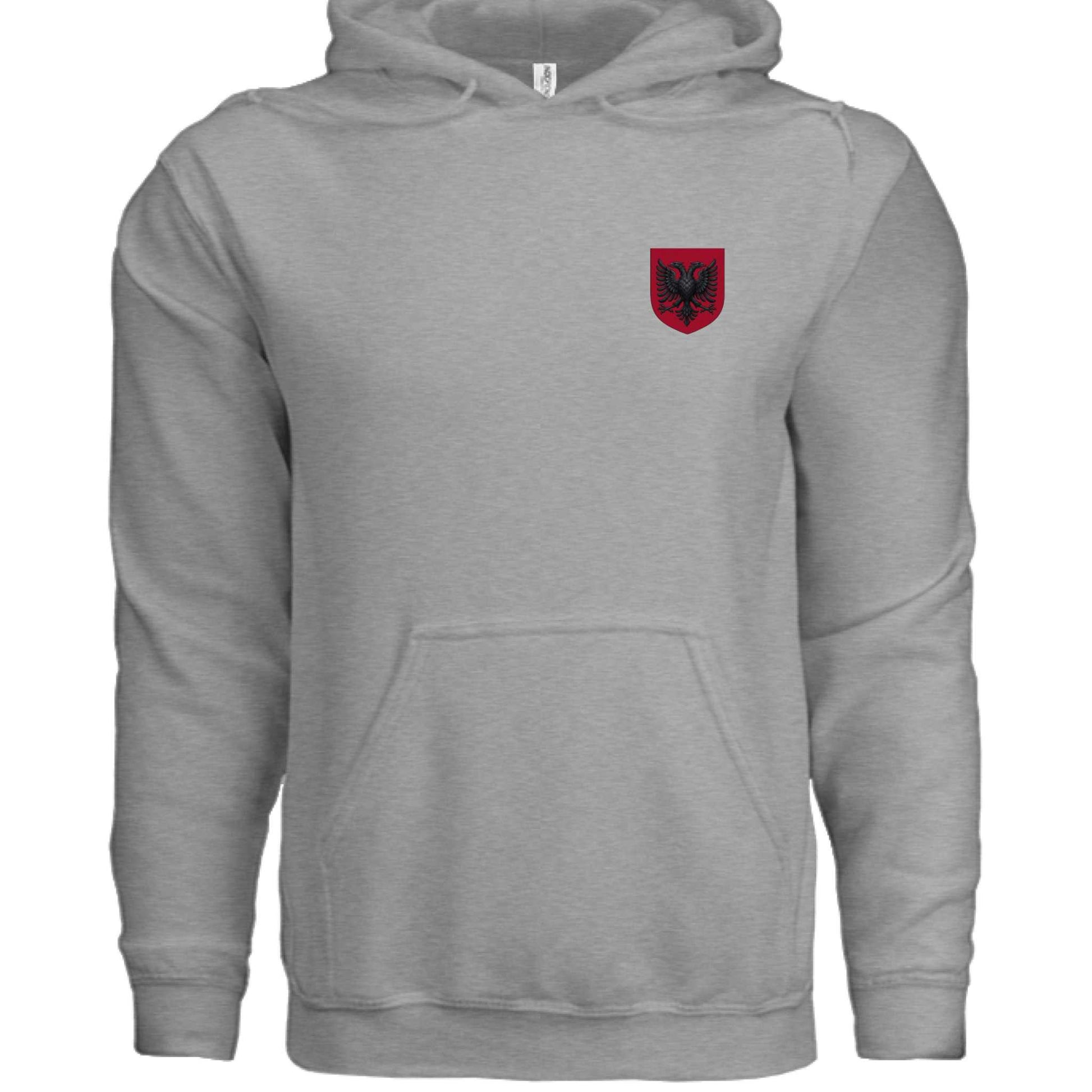 Independent Trading Co. SS4500 midweight hooded sweatshirt with front pouch pocket and split-stitched seams