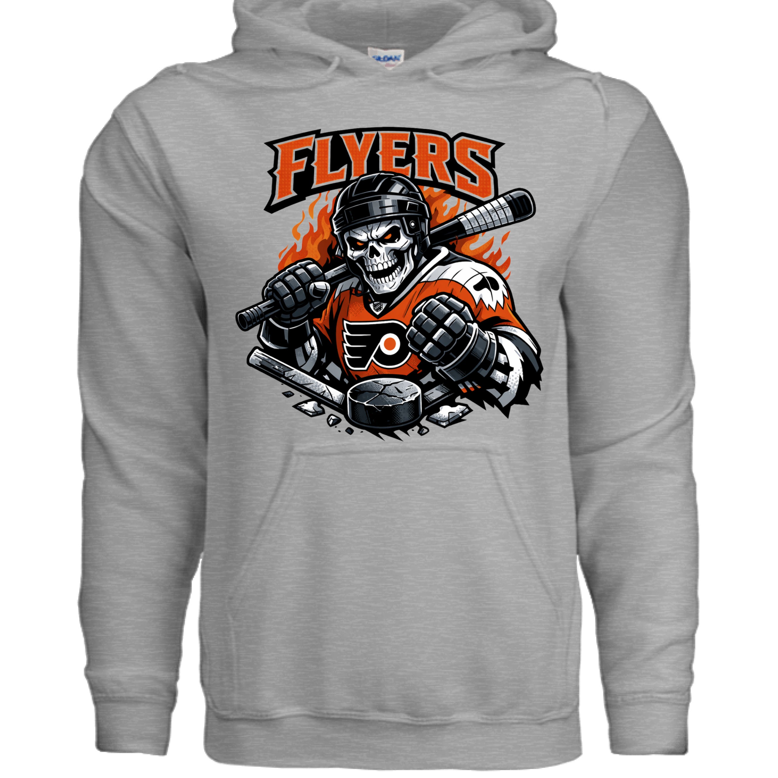 Philadelphia Flyers Retro Hockey Hoodie - UNFKWTBL COMPANY INC