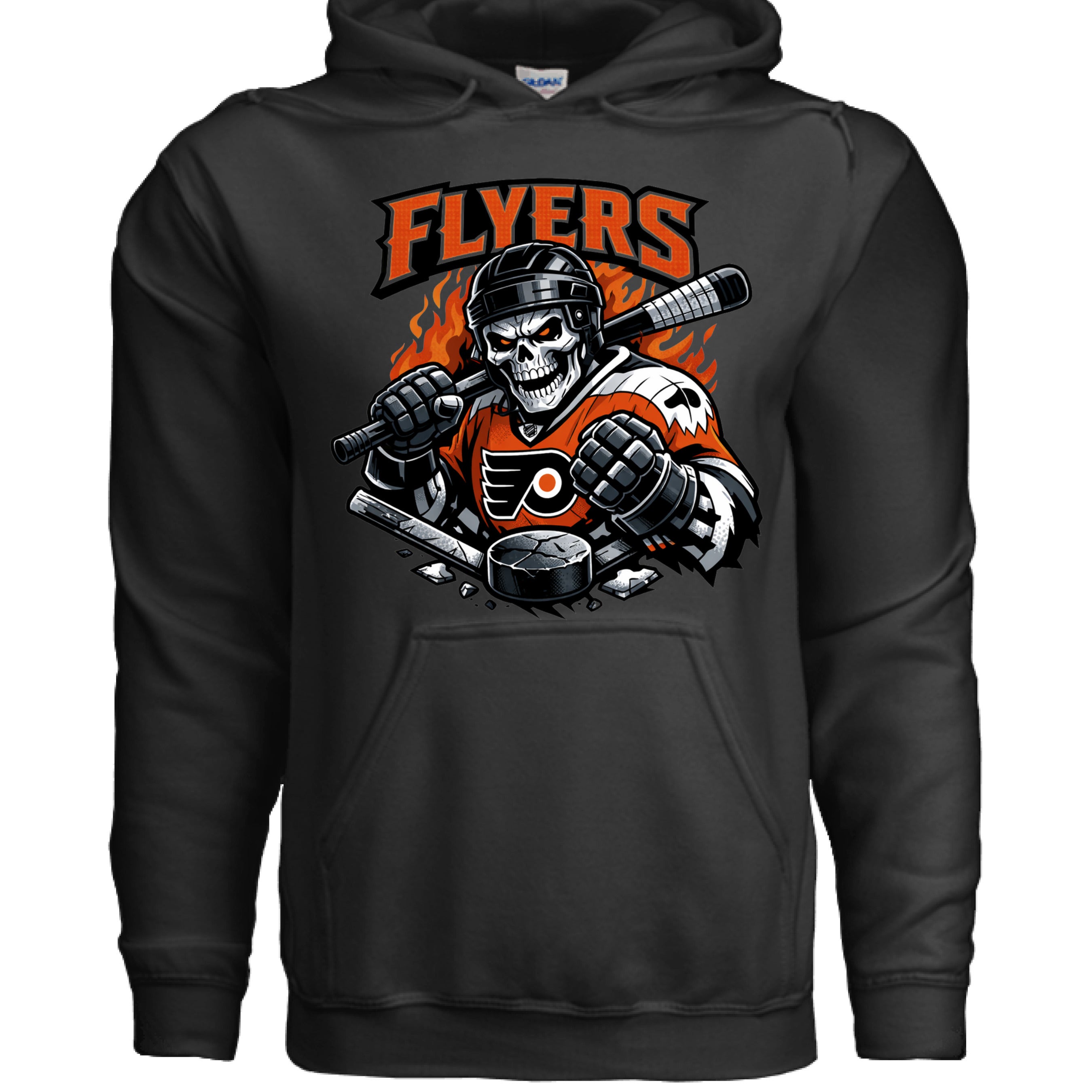 Philadelphia Flyers Retro Hockey Hoodie - UNFKWTBL COMPANY INC