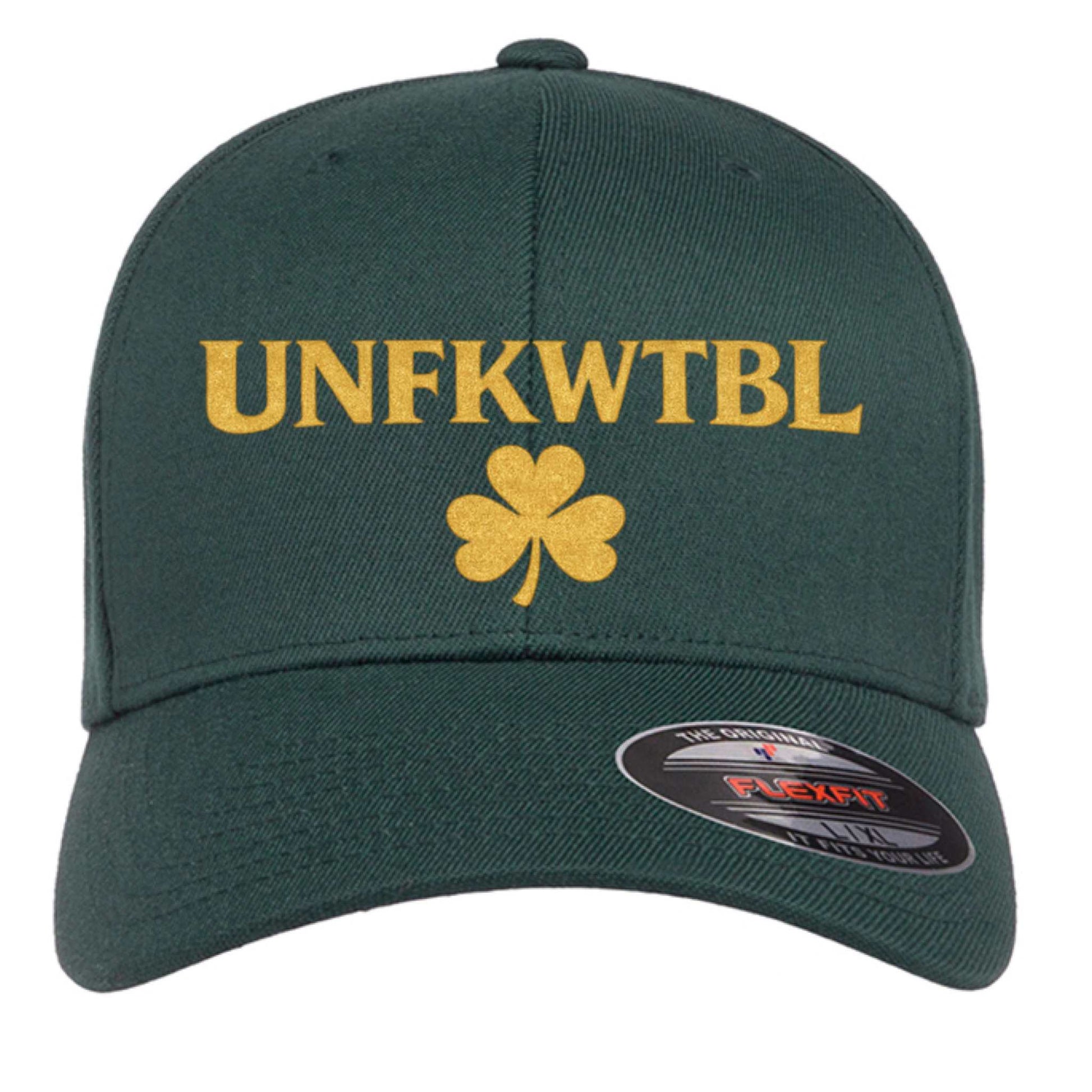 Flexfit UNFKWTBL structured wool blend cap with silver underbill and 3½ inch crown