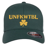Flexfit UNFKWTBL structured wool blend cap with silver underbill and 3½ inch crown