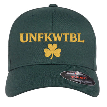 Flexfit UNFKWTBL structured wool blend cap with silver underbill and 3½ inch crown