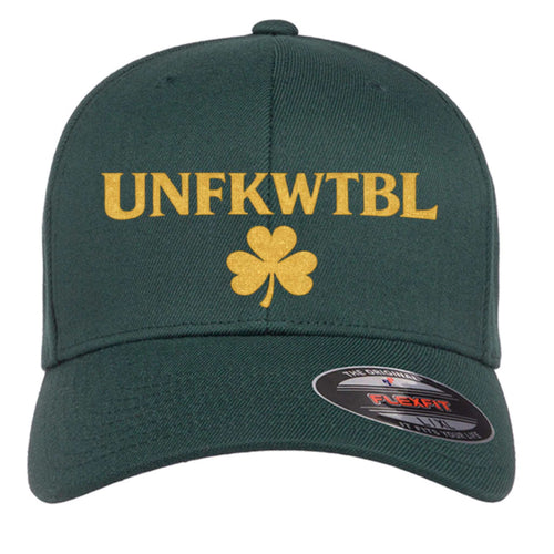 Flexfit UNFKWTBL structured wool blend cap with silver underbill and 3½ inch crown